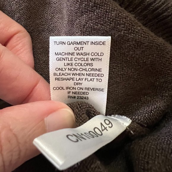 New York & Company brown tunic sweater - Picture 9 of 10